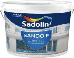 SADOLIN Emulsiniai mineralinių fasadų ir cokolių dažai SANDO F, BW bazė, visiškai matiniai, 5 l 5l