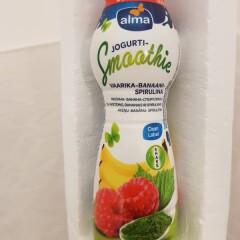 ALMA Vaarika-banaani-spirulina joogijogurt 275g