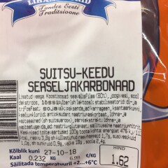 GROSSI LIHAMEISTRID Suitsu-keedu seaseljakarbonaad 1kg