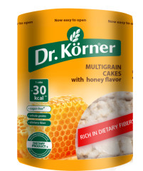 DR. KÖRNER Wholegrain cakes Cerelal cocktail Honey 100g