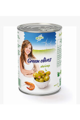 GREEN Rohelised oliivid krevettidega 300/120g 300g