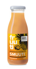 FRUUTI Ananassi-kookose ökosmuuti 250ml