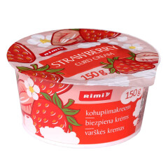 RIMI Biezpiena krēms Rimi zemeņu 150g