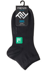 FRIENDS Men's bamboo socks Friends 39-42 black 1pair
