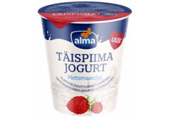 ALMA Nenugriebto pieno jogurtas alma su žemuogėmis 350g
