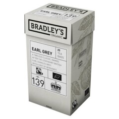 BRADLEY'S Ekologiška juodoji arbata "Bradley's Earl Grey", 25 pak., FTO 50g