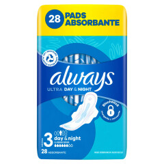 ALWAYS Hügieenisidemed Ultra Quattro Night 28pcs