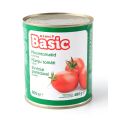 RIMI BASIC Tomatoes peeled 800g