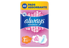 ALWAYS Hig.pak. ALWAYS SENSITIVE Normal,40vnt 40pcs