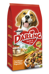 DARLING Sausas šunų ėd.su paukšt.,darž. DARLING, 10kg