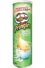 PRINGLES Hapukoore- ja sibulamaitselised kartulikrõpsud 200g