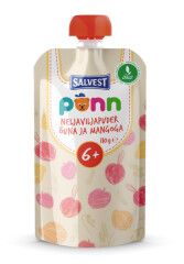 PÕNN Organic four grain porridge with apple and mango 110g