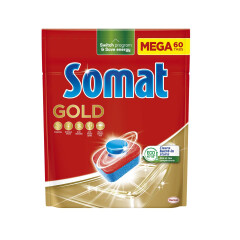 SOMAT Indaplovių tabletės Somat Gold 60pcs