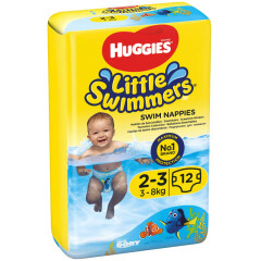 HUGGIES Püksmähkmed Little Swimmers Dory 3-8kg 12pcs