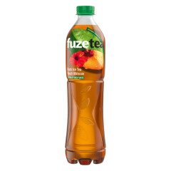 FUZETEA Persikų sk. juod. arb.gėr. fuze tea,1,5l 1,5l