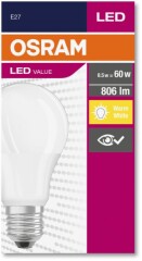 OSRAM SPULDZE LED CLASSIC 806LM E27 WW 1pcs