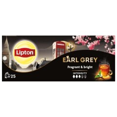 LIPTON Juodoji arbata LIPTON EARL GREY, 25 vnt. 37,5g