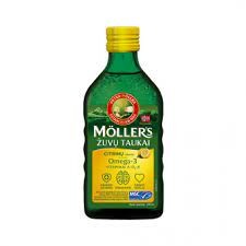 MÖLLER'S Moller's žuvų taukai 250ml [citrinų skonio] (Orkla Health) 250ml