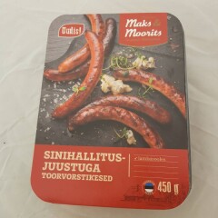 MAKS & MOORITS Sinihallitusjuustuga toorvorstikesed 450g