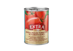 EXTRA LINE Kons. kooritud tomatid 400g