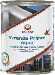 ESKARO Veepõhine puidu kruntvärv Veranda Primer Aqua Eskaro 0.9L valge 0,9l
