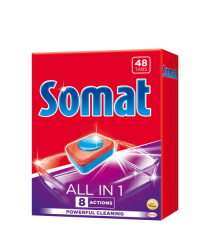 SOMAT Indaplovių tabletės SOMAT ALL INN 1 48pcs