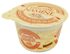 ROKIŠKIO NAMINĖ Sour cream ROKIŠKIO NAMINĖ,30%,200g, cup 200g