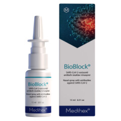 MEDIHEX BIOBLOCK SARS COV-2 VASTASEID ANTIKEHI SISALDAV NINASPREI 15ml