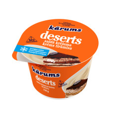 KARUMS Desertinis tiramisu skonio grietinėlės kremas karums 150g