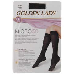 GOLDEN LADY W knee-high GL Micro 50den uni nero 1pair