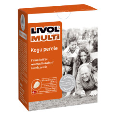 LIVOL MULTIVITAMIINID PERELE TBL 88,6g