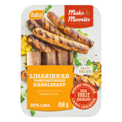 MAKS&M0ORITS Liharikkad toorvorstikesed kanalihast 450g