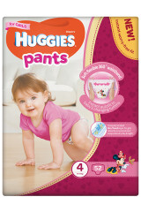 HUGGIES Püksmähkmed pants 4 mega girl 52pcs