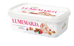 LUMEMARJA Cinnamon dairy ice cream with cranberry filling and walnut pieces 0,48kg