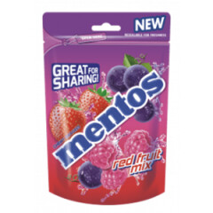 MENTOS NÄTSUKOMMID BERRY MIX 160g