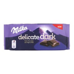 MILKA Tamsusis šokoladas MILKA su Alpių karvių pienu 85g