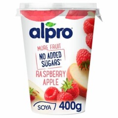 ALPRO Ferment. sojų produktas su obuoliais ir avietemis ALPR0 400g