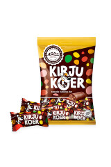 KALEV Kirju koer cocoa candy roll with biscuit and marmalade pieces 200g