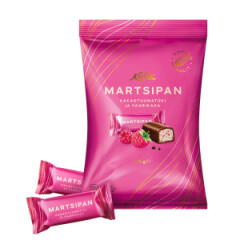 KALEV Kalev marzipan candies with cocoa nibs and raspberry 175g