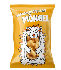 MÕNGEL Pineapple flavoured corn sticks 100g