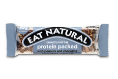 EAT NATURAL Batoon valgurikas pähklite ja šokolaadiga 45g