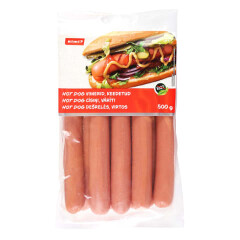 RIMI Sausages Hot dog Rimi 500g 500g
