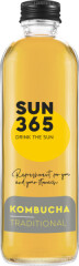 SUN365 Organic naturally carbonated soft drink "SUN365 KOMBUCHA TRADITIONAL", 0,35l 350ml