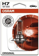 OSRAM Autospuldze tuvā un tālā Osram H7 55W 12V 1pcs