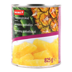 RIMI Ananassitükid siirupis 840g/ 840g