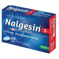NALGESIN S tabletės nuo skasmo Nalgesin S 275mg tab.N20 (KRKA) 20pcs