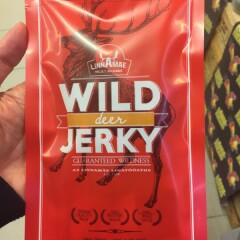 LINNAMÄE LIHATÖÖSTUS Wild jerky, deer - kuivatatud hirveliha 40g