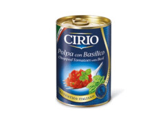 CIRIO Tükeldatud tomatid basiilikuga 400g