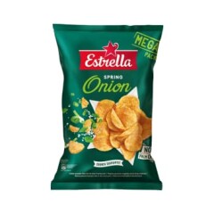 ESTRELLA Potato chips. onion flavor. 250g