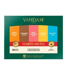 VAHDAM INDIA Chai Tea Assortment 40g